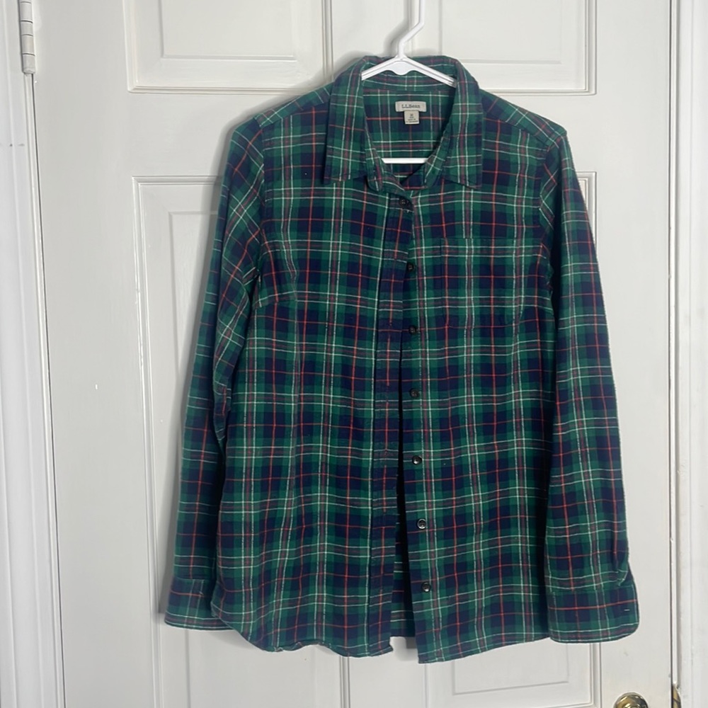 Plaid button down